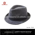 gray vintage felt party fedora hats for man